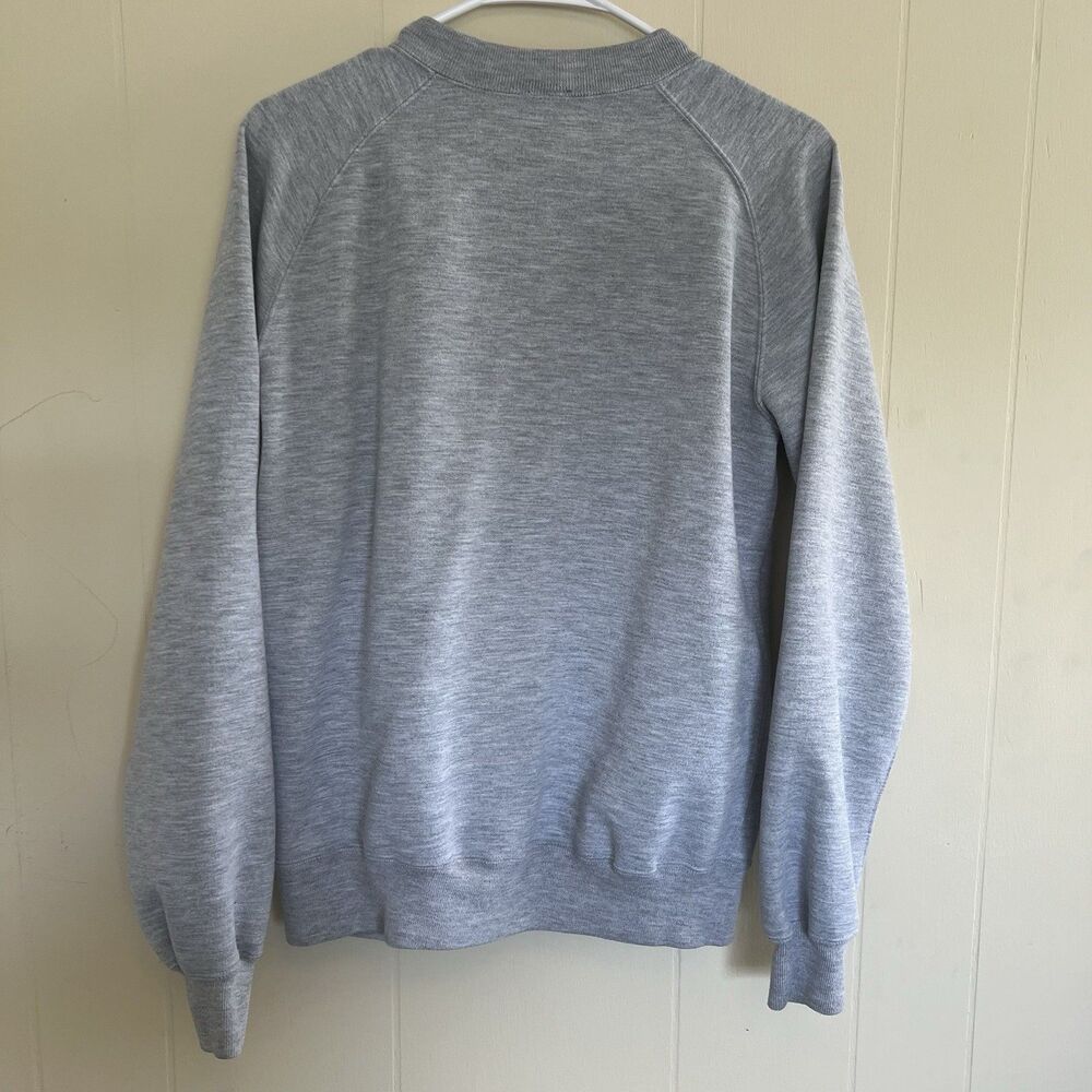 Nike Long Sleeve Men’s Sweat V Neck Size M Gray Pockets Crew Neck Active wear - Picture 4 of 6